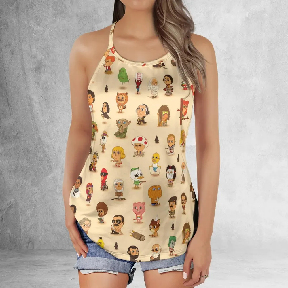 Mini Famous Characters Criss Cross Tank Top - 2