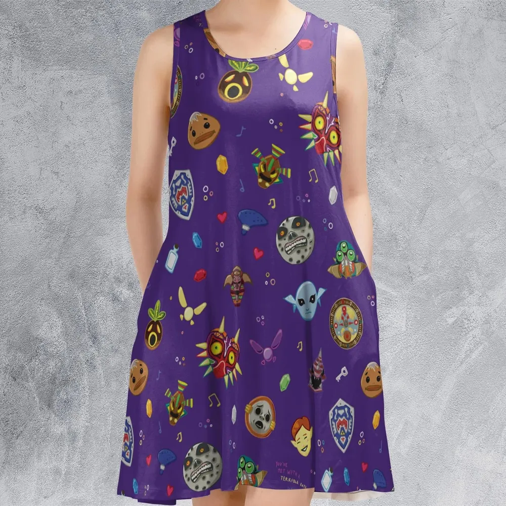 The Final Days The Legend of Zelda Sleeveless Dress - 2