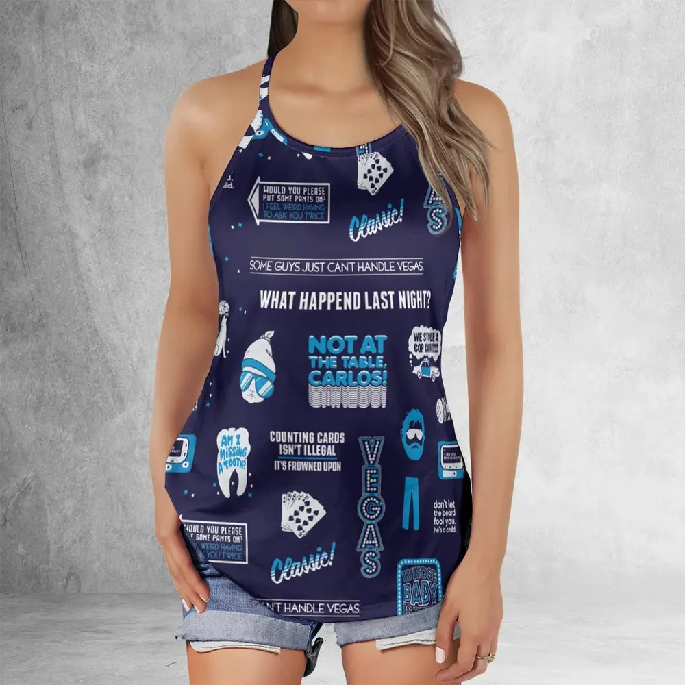 What Happened Last Night The Hangover Criss Cross Tank Top - 2