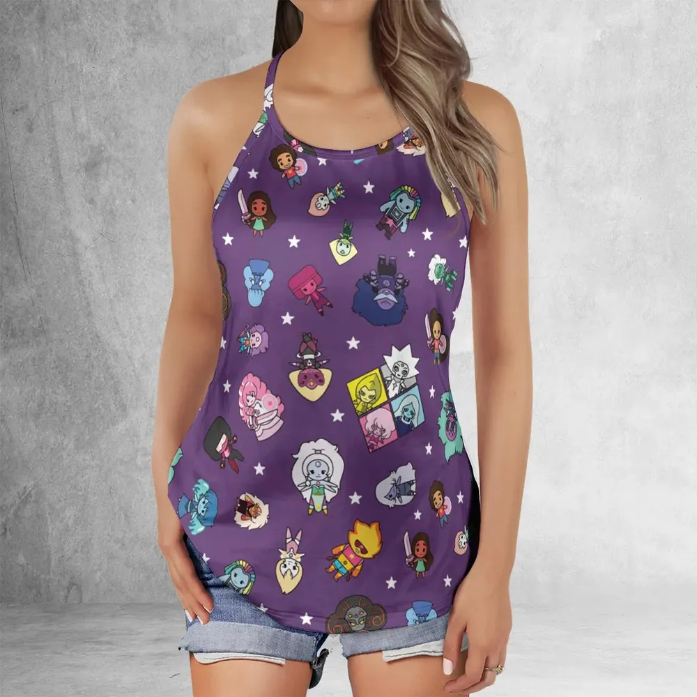 Crystal Gems Steven Universe Criss Cross Tank Top - 2