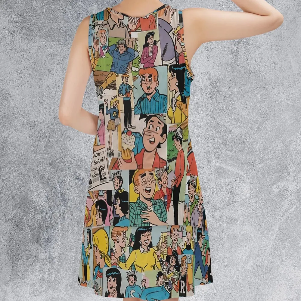 Archie Comics Characters Sleeveless Dress - 3