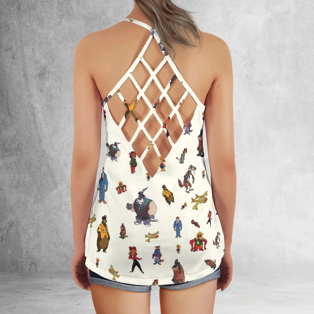 Talespin Characters Criss Cross Tank Top - 3