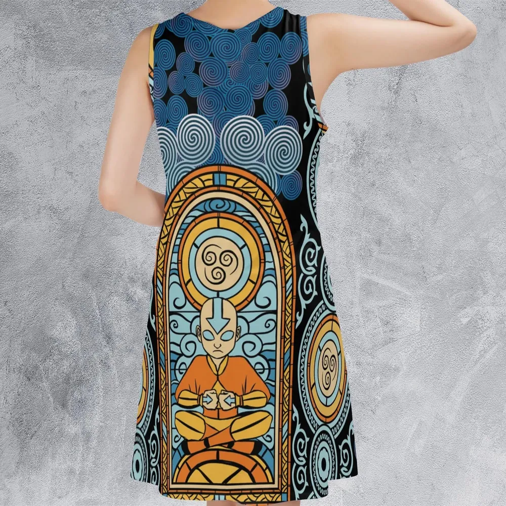 Air Avatar Avatar the Last Airbender Sleeveless Dress - 3