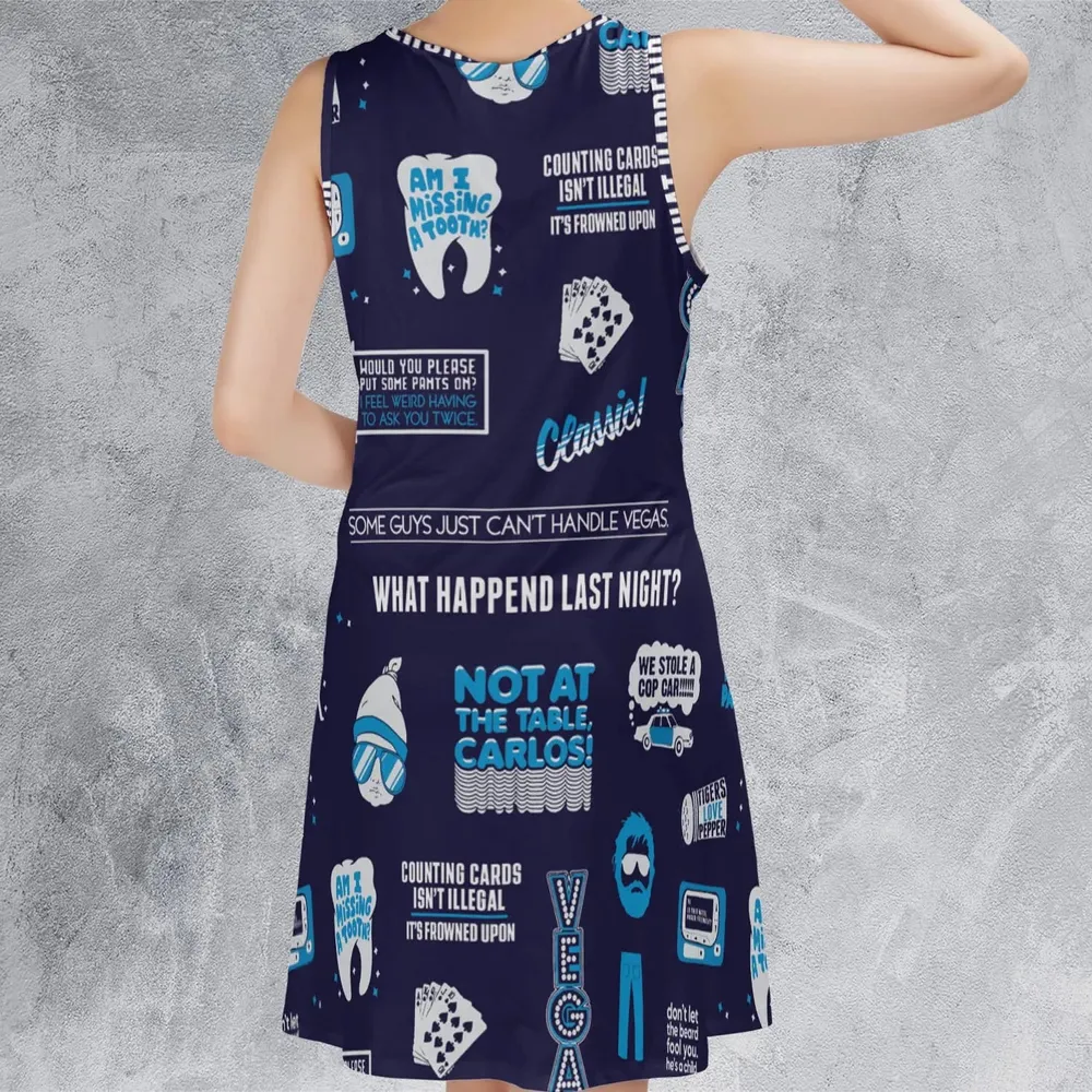 What Happened Last Night The Hangover Sleeveless Dress - 3