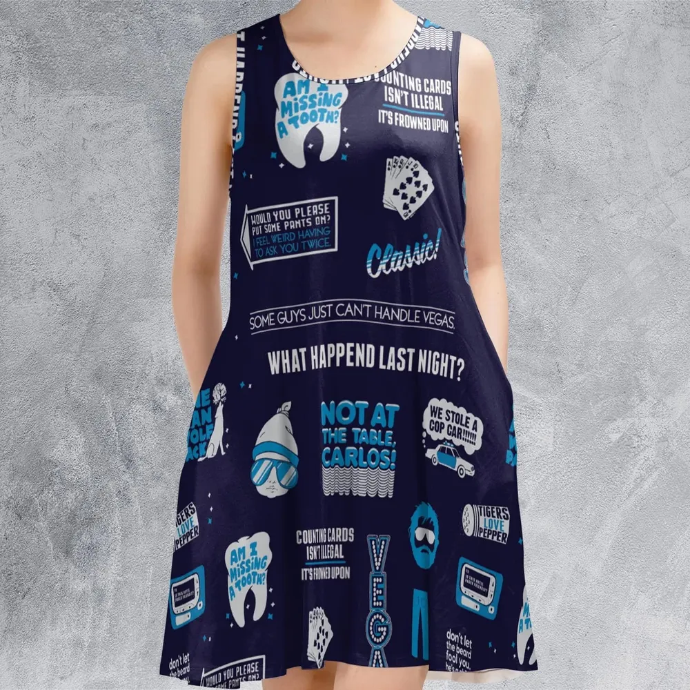 What Happened Last Night The Hangover Sleeveless Dress - 2