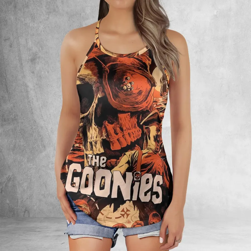 The Goonies Pattern Criss Cross Tank Top - 2