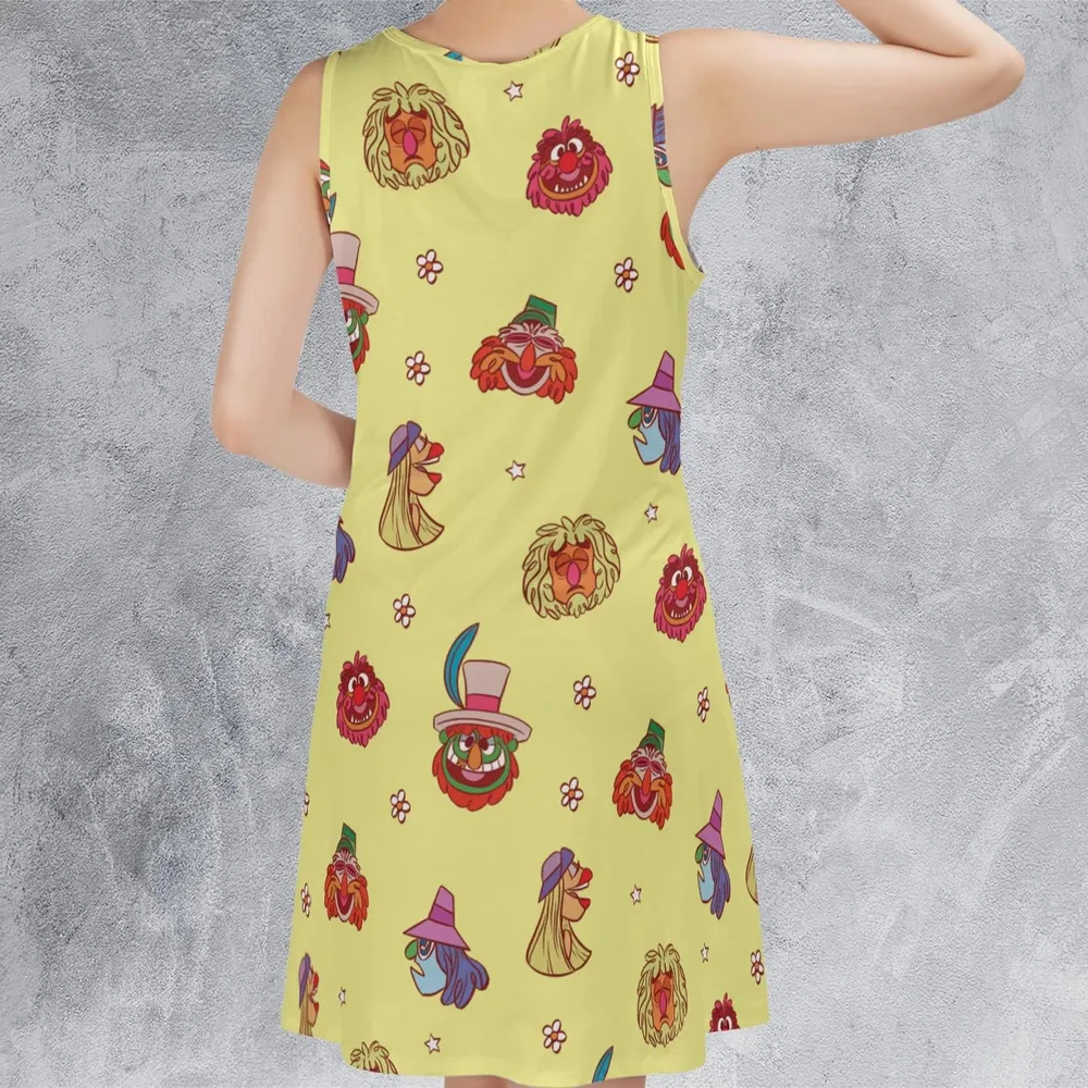 The Electric Mayhem Characters The Muppet Show Sleeveless Dress - 3