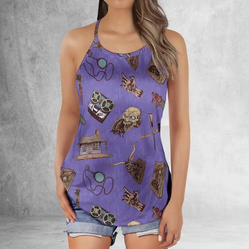 Evil Dead Horror Criss Cross Tank Top - 2