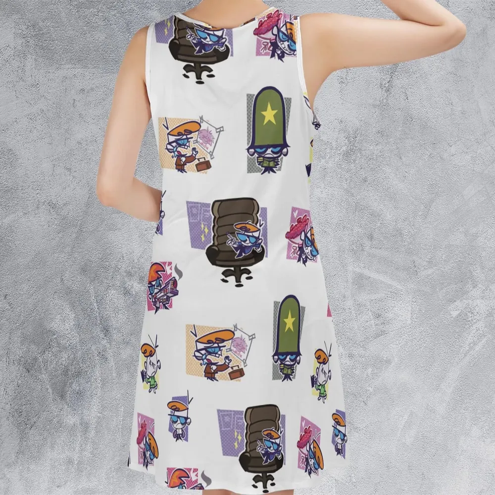 Dexter's Laboratory Characters Sleeveless Dress - 3