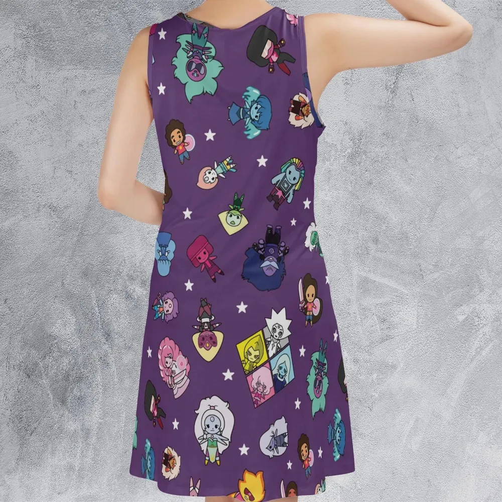 Crystal Gems Steven Universe Sleeveless Dress - 3