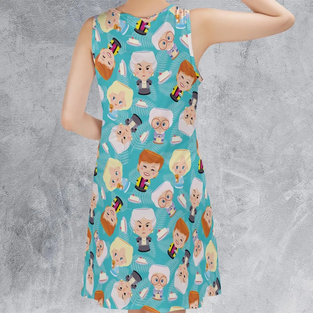 Little Dolls The Golden Girls Sleeveless Dress - 3