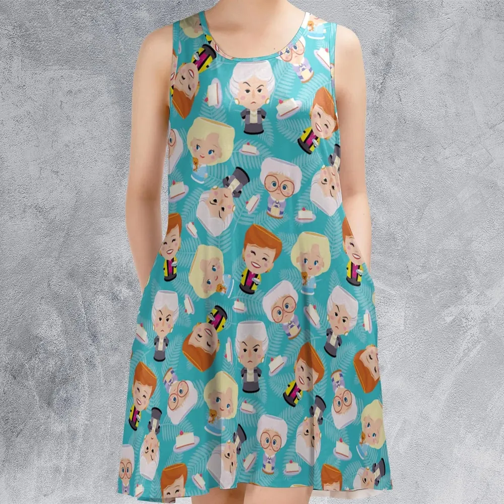 Little Dolls The Golden Girls Sleeveless Dress - 2