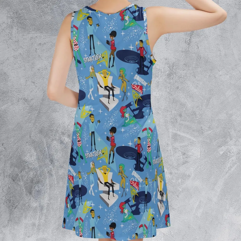 Cruisin' The Galaxy Star Trek Sleeveless Dress - 3