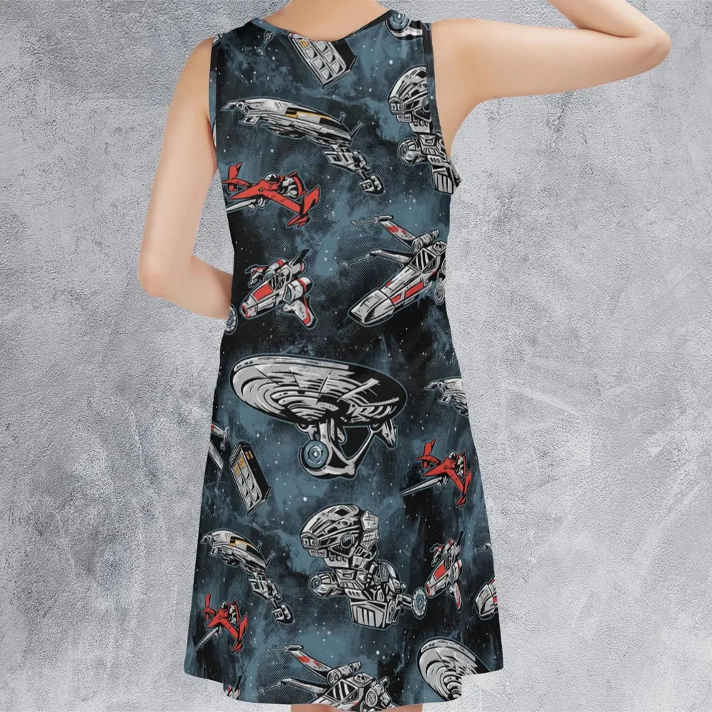 Ultimate Space Fleet Sleeveless Dress - 3