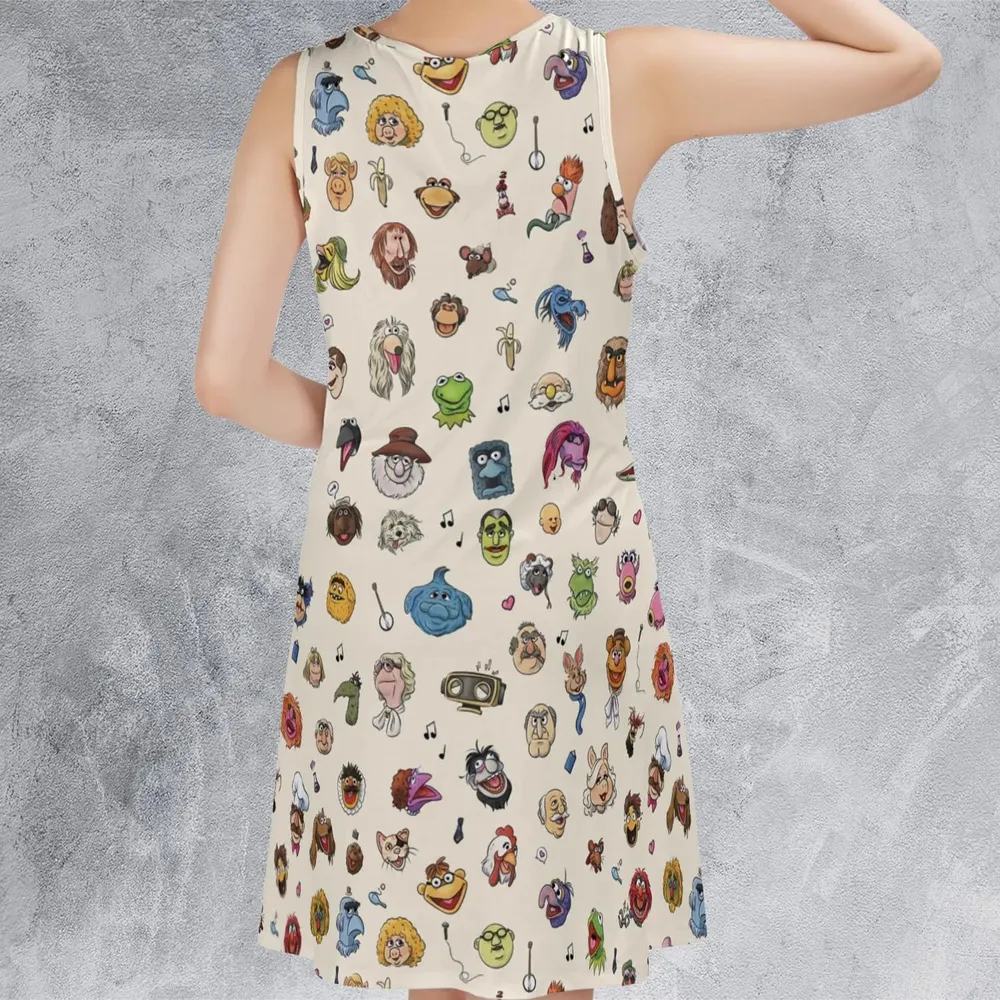The Muppets Characters Sleeveless Dress - 3