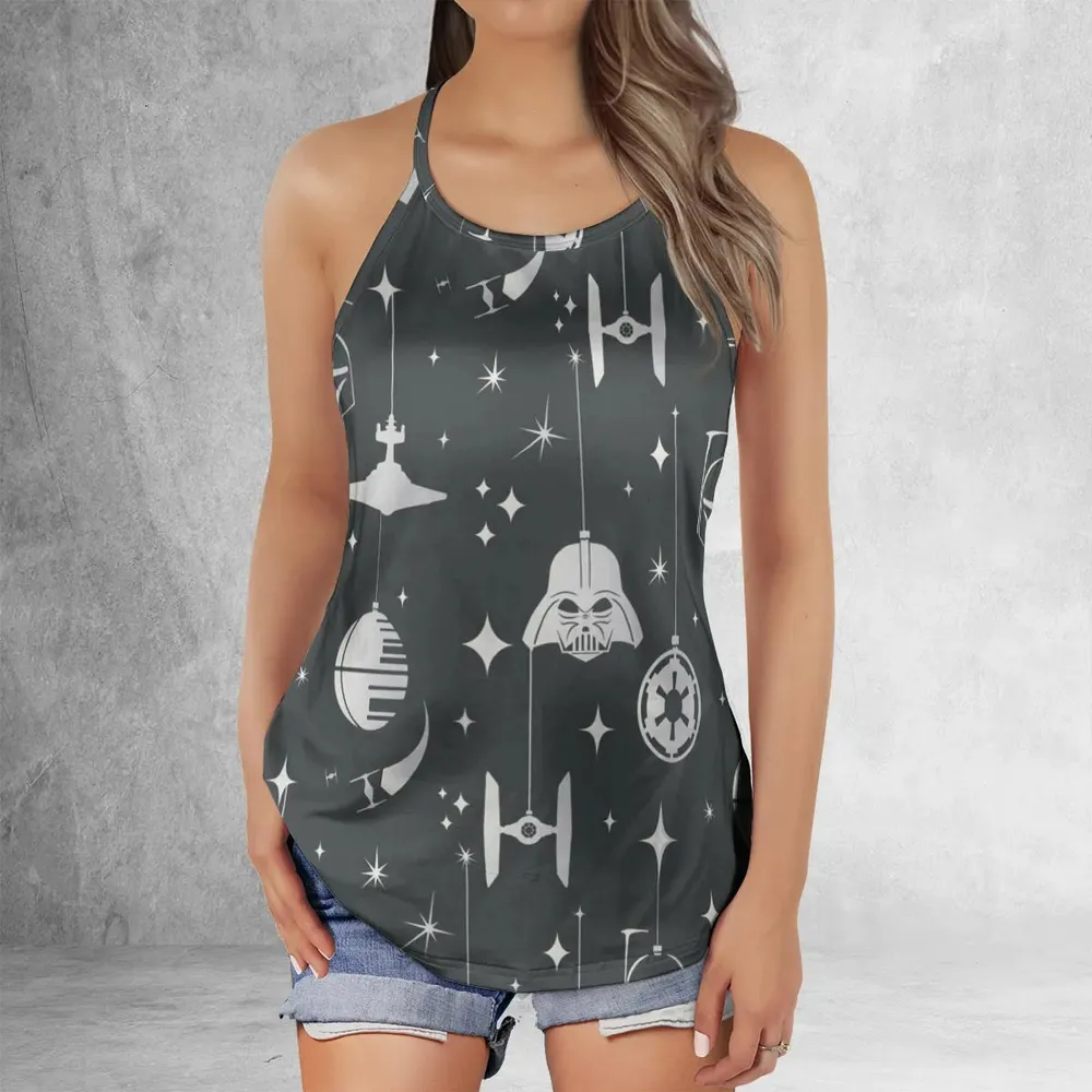 Dark Side Holiday Star Wars Criss Cross Tank Top - 2