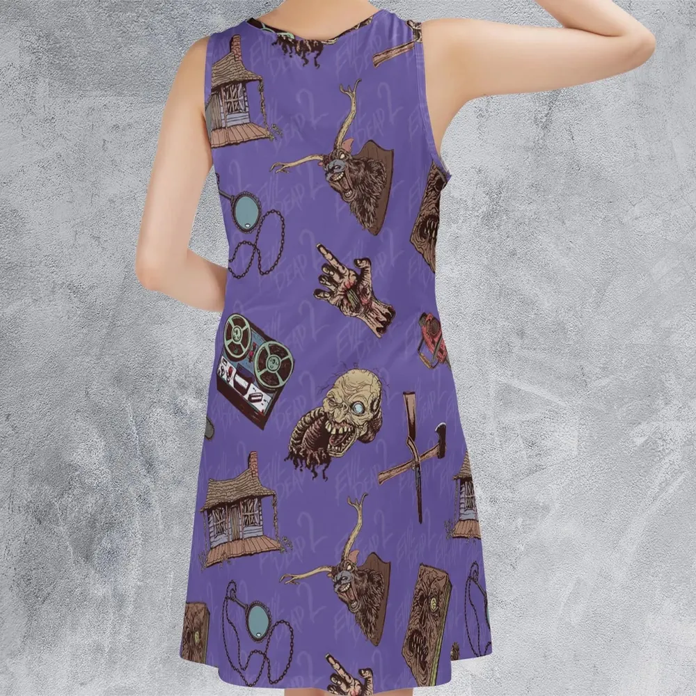 Evil Dead Horror Sleeveless Dress - 3