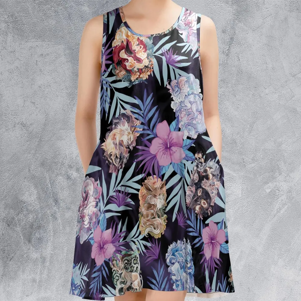 Eevee Evolutions Fancy Style Sleeveless Dress - 2