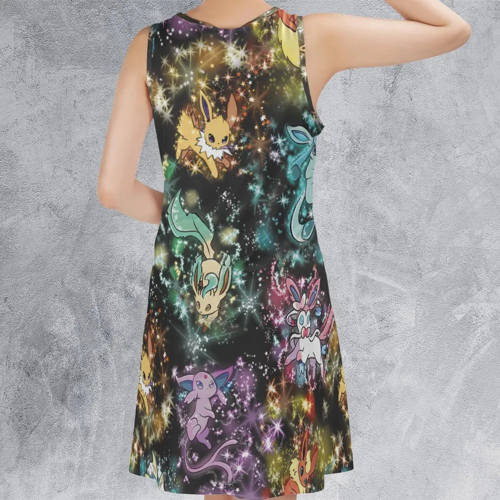 Eevee Evolution in the Galaxy Sleeveless Dress - 3