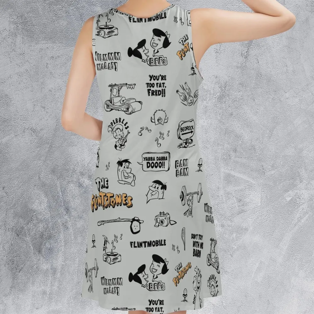 Don't Toy with Me Barn The Flintstones Sleeveless Dress - 3