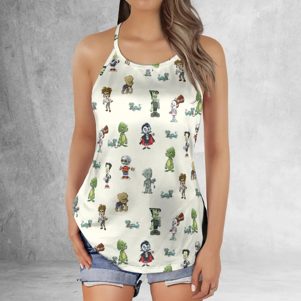 Classic Universal Monster Babies Criss Cross Tank Top - 2