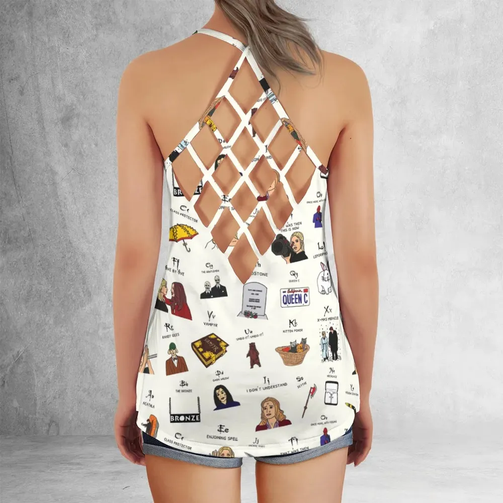 Buffy the Vampire Slayer Criss Cross Tank Top - 3