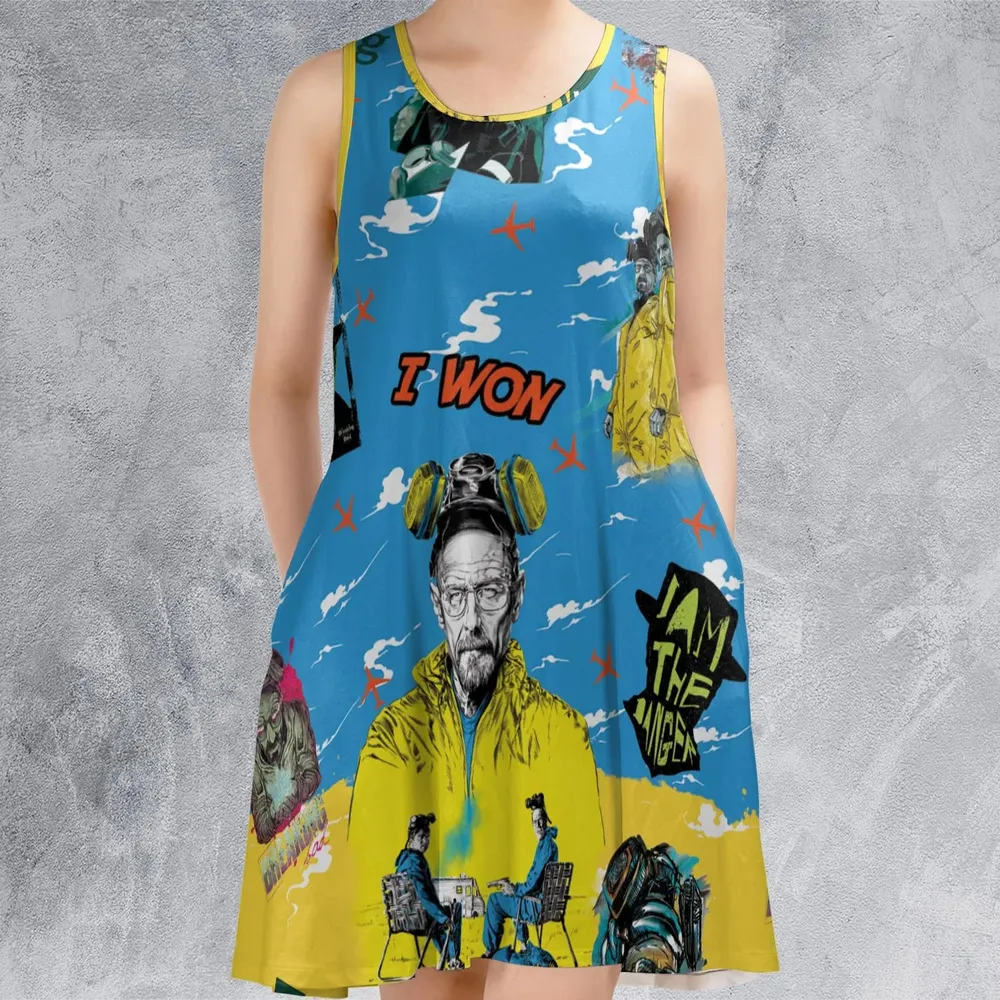 Cooking Meth Breaking Bad Sleeveless Dress - 2