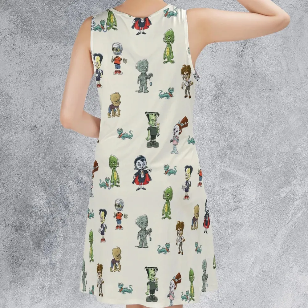 Classic Universal Monster Babies Sleeveless Dress - 3