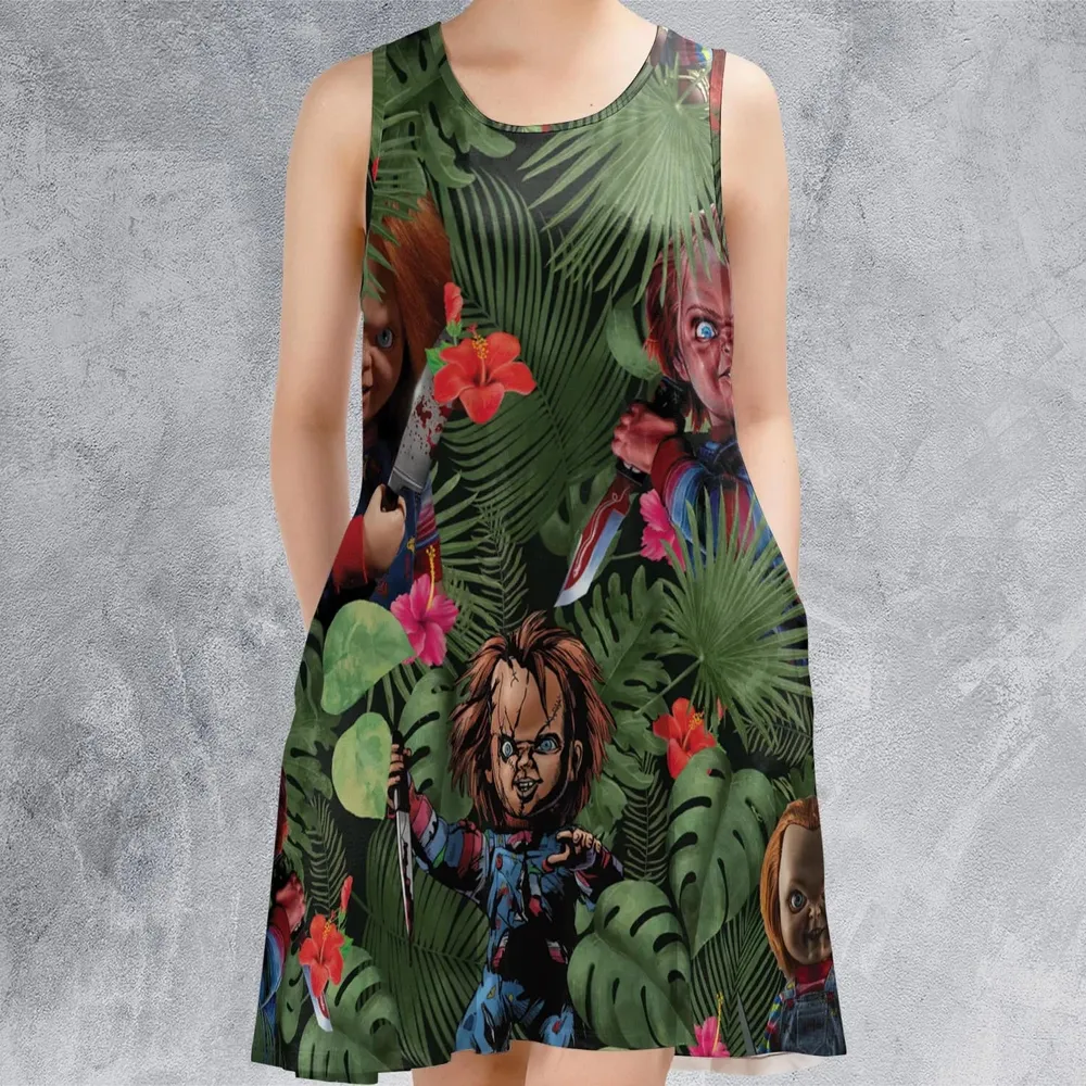 Chucky Just Wanna Have Fun Sleeveless Dress - 2