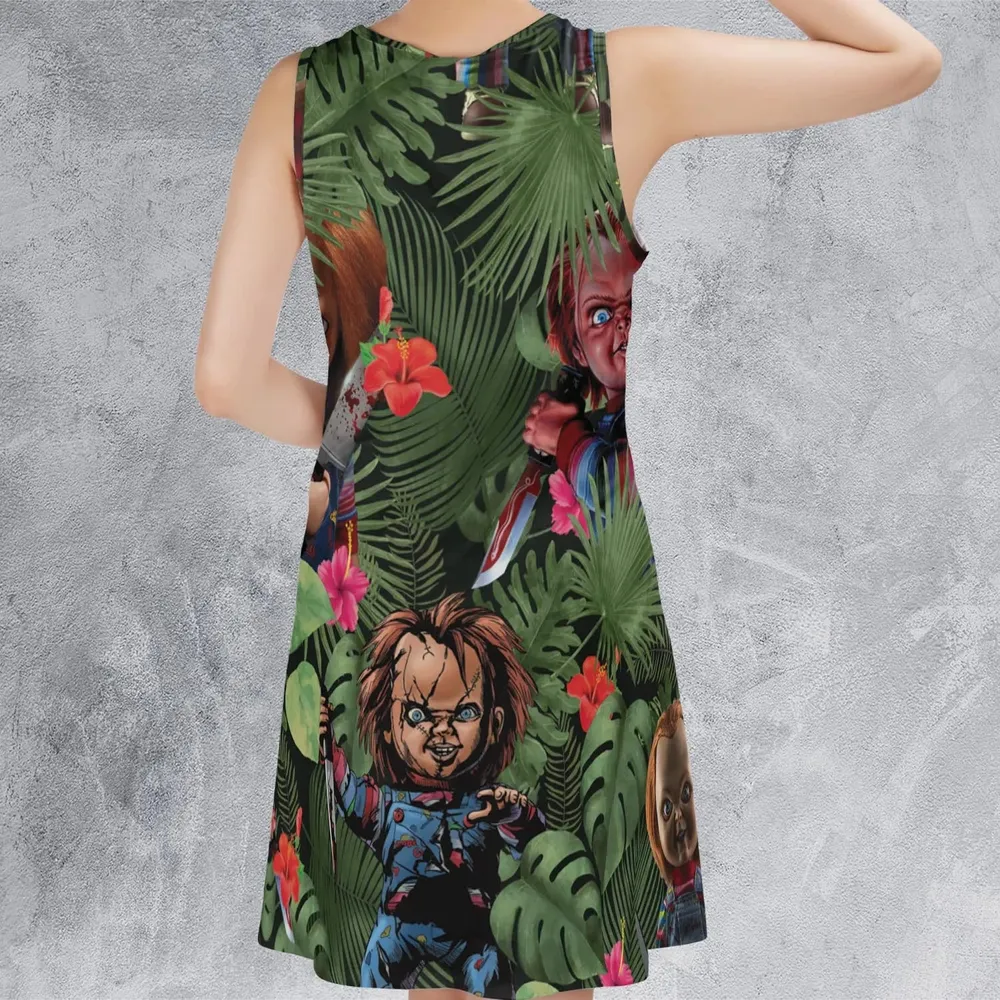 Chucky Just Wanna Have Fun Sleeveless Dress - 3