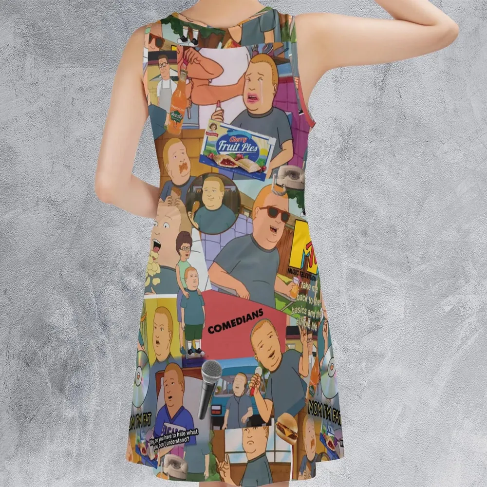 Bobby Face King Of The Hill Sleeveless Dress - 3