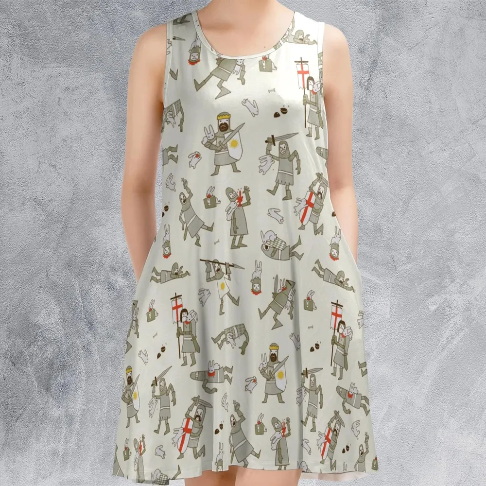 Bad Tempered Rodents Monty Python Sleeveless Dress - 2