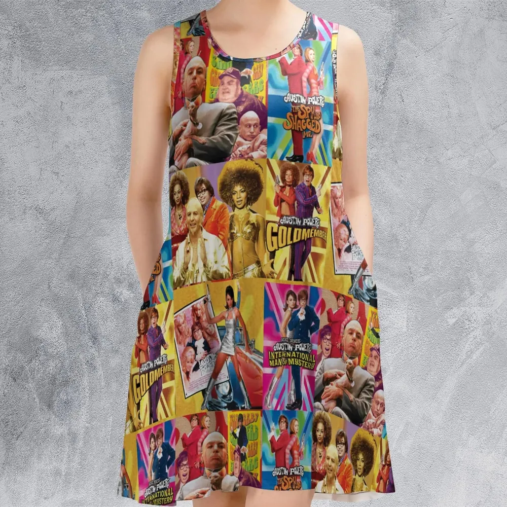 Austin Powers Gold Member Sleeveless Dress - 2