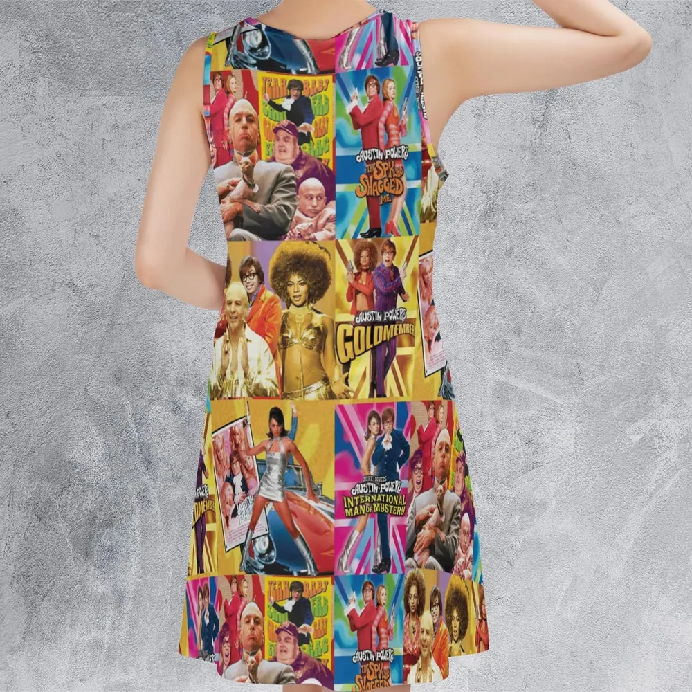 Austin Powers Gold Member Sleeveless Dress - 3
