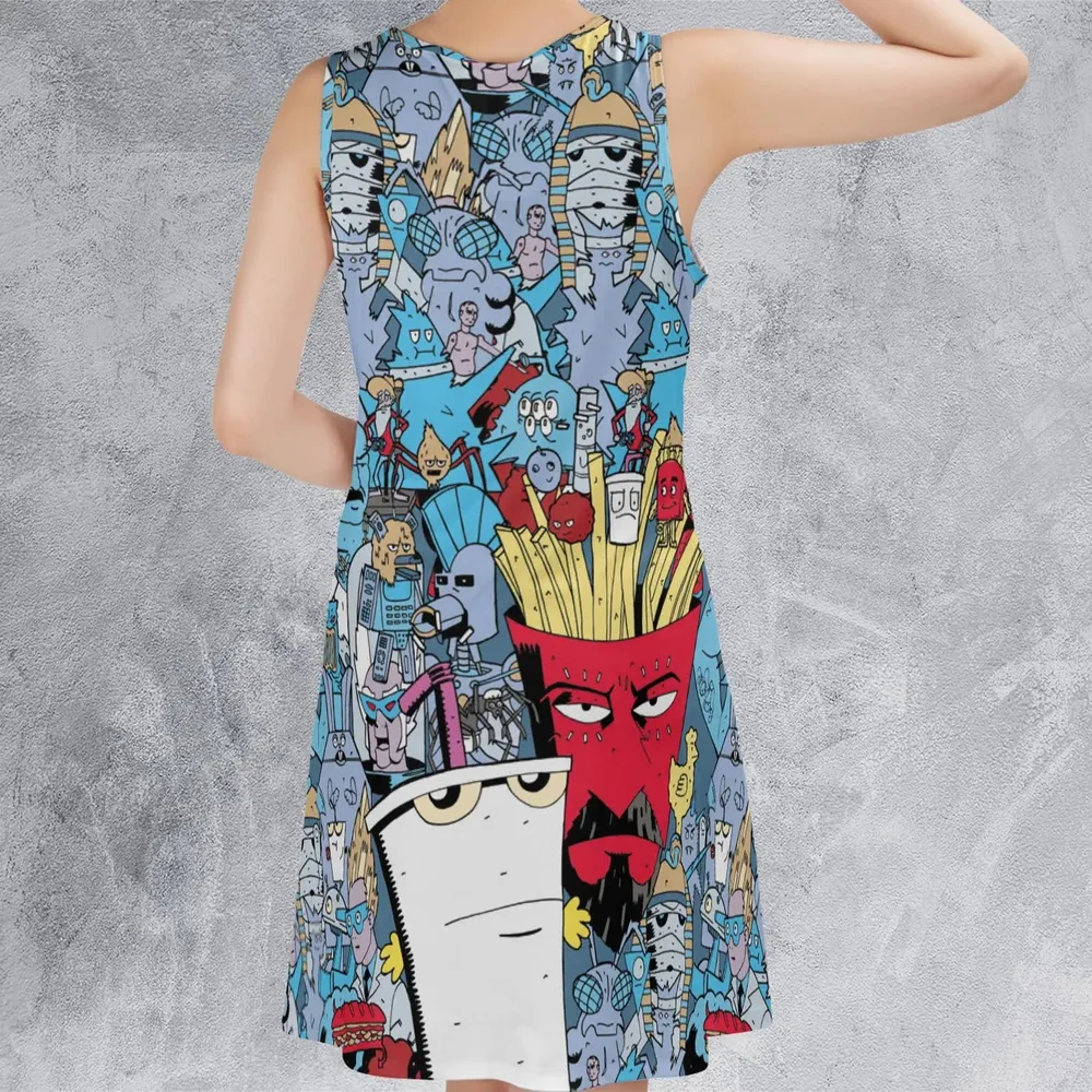 Aqua Teen Hunger Force Sleeveless Dress - 3