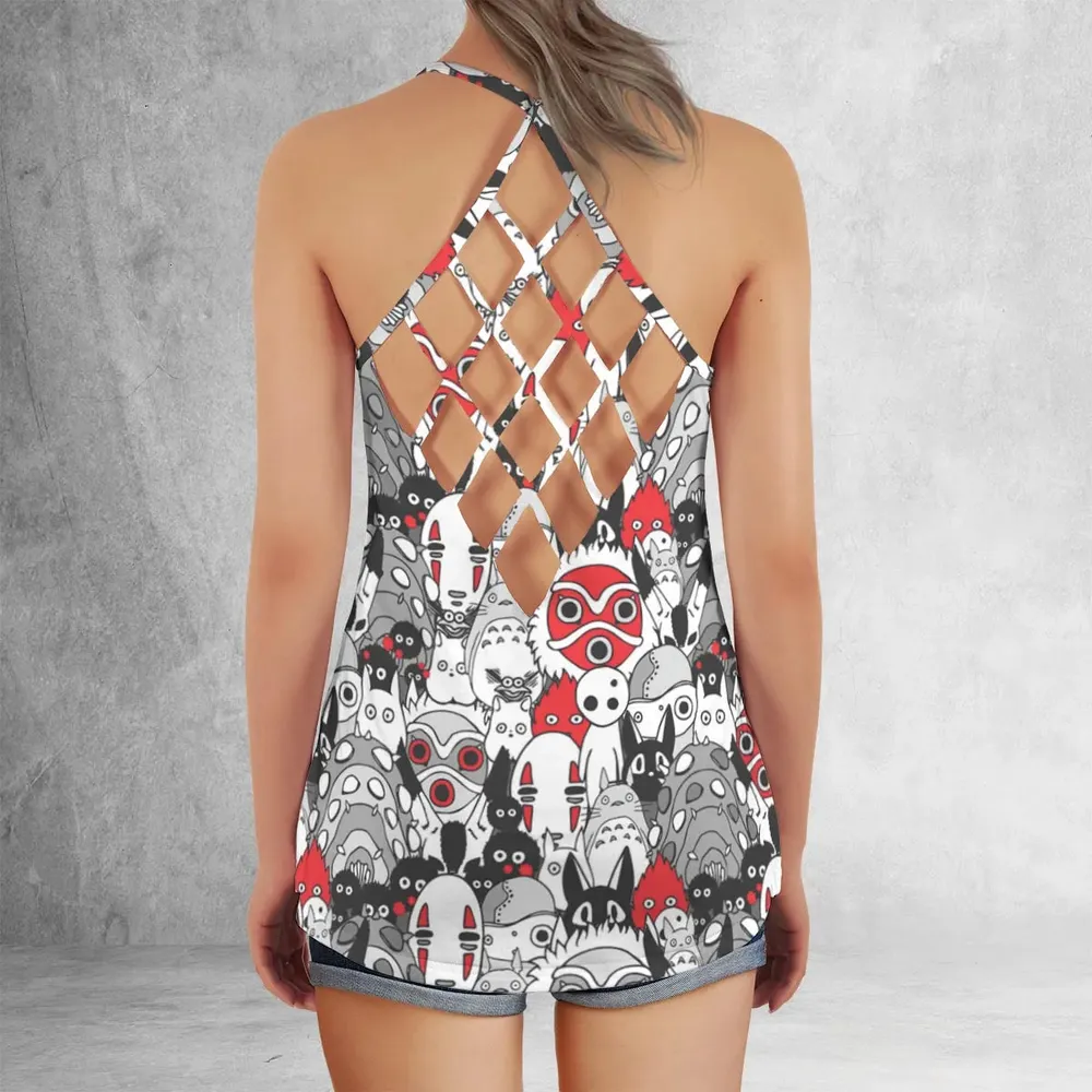 Magic Beasts Criss Cross Tank Top - 3