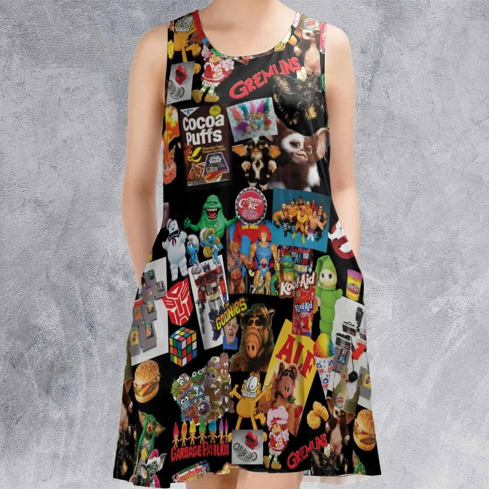 80's Kids Starter Pack Sleeveless Dress - 2