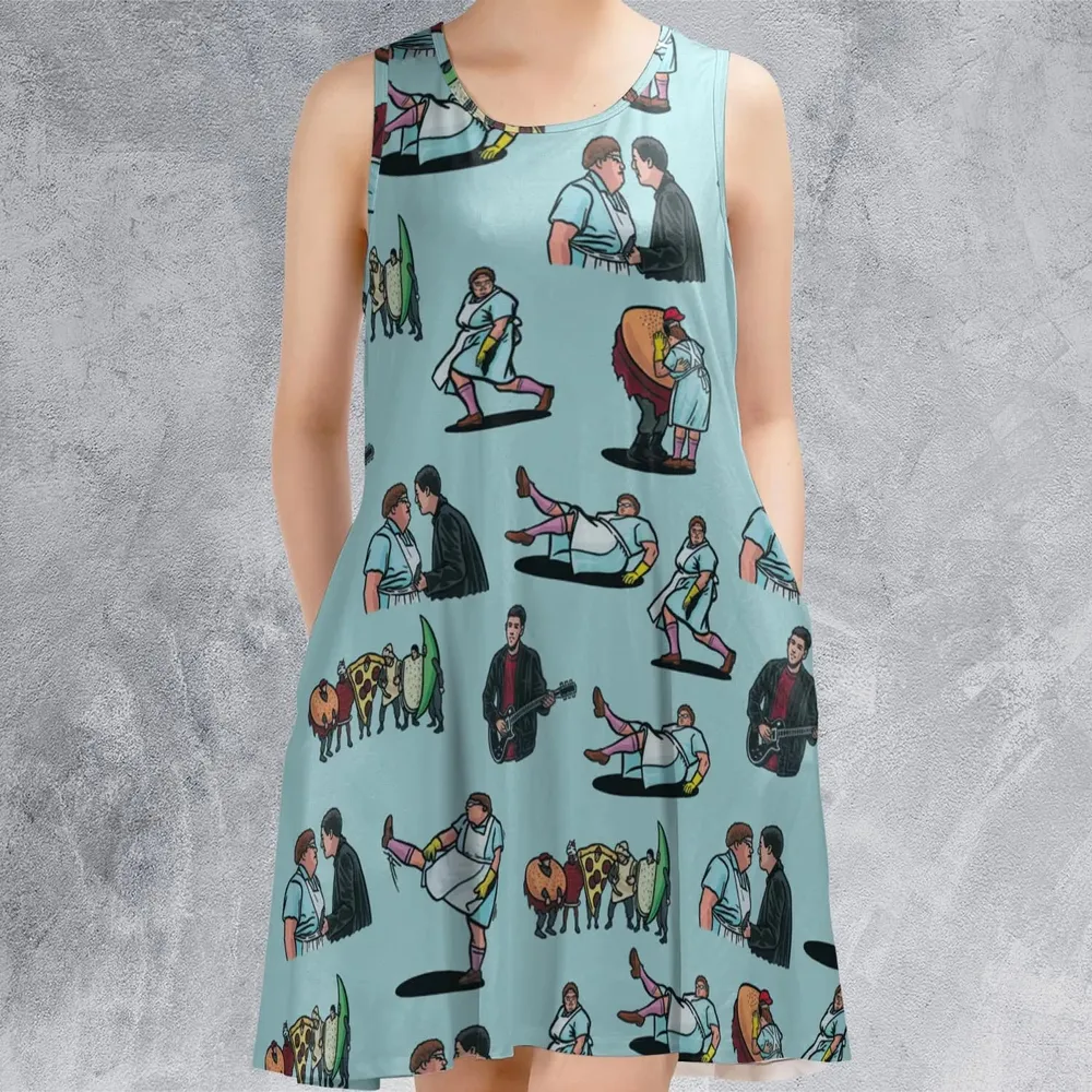 Lunch Lady Land SNL Sleeveless Dress - 2