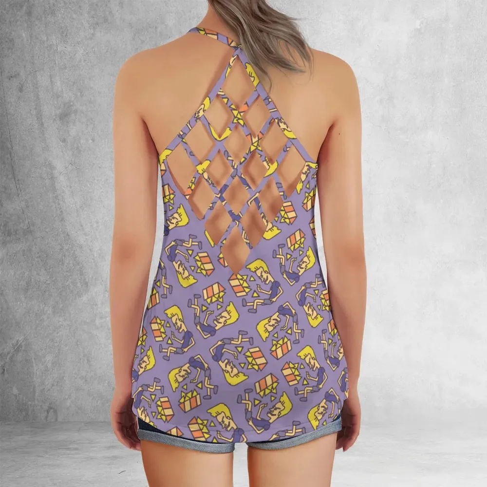 Nachos Rule Beavis and Butthead Criss Cross Tank Top - 3