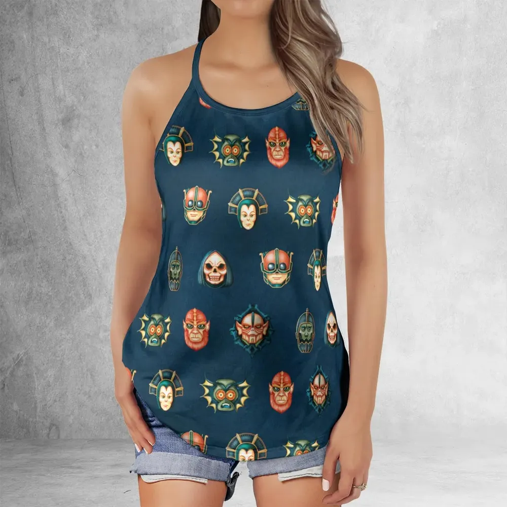 Villains He-man Masters Of The Universe Criss Cross Tank Top - 2