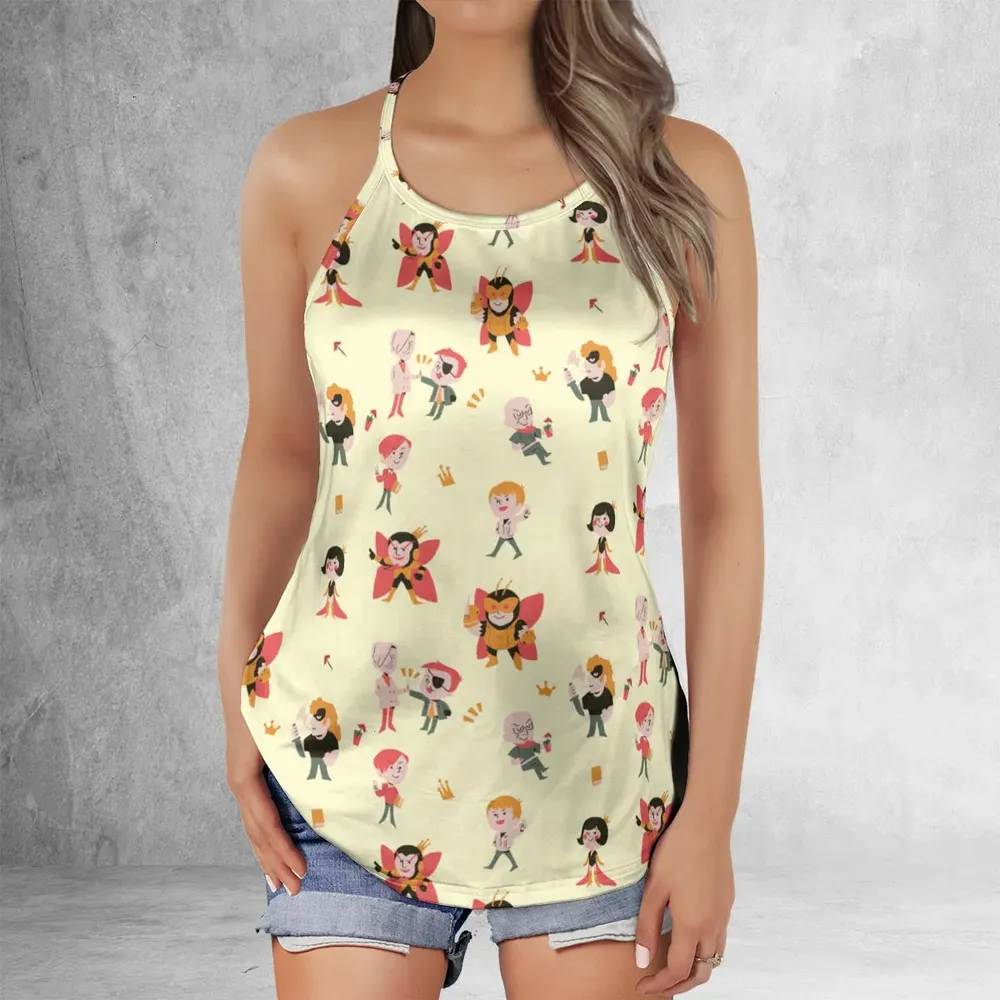 The Venture Bros Pattern Criss Cross Tank Top - 2