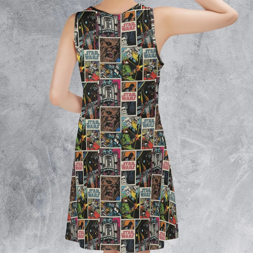 Star Wars Comic Sleeveless Dress - 3