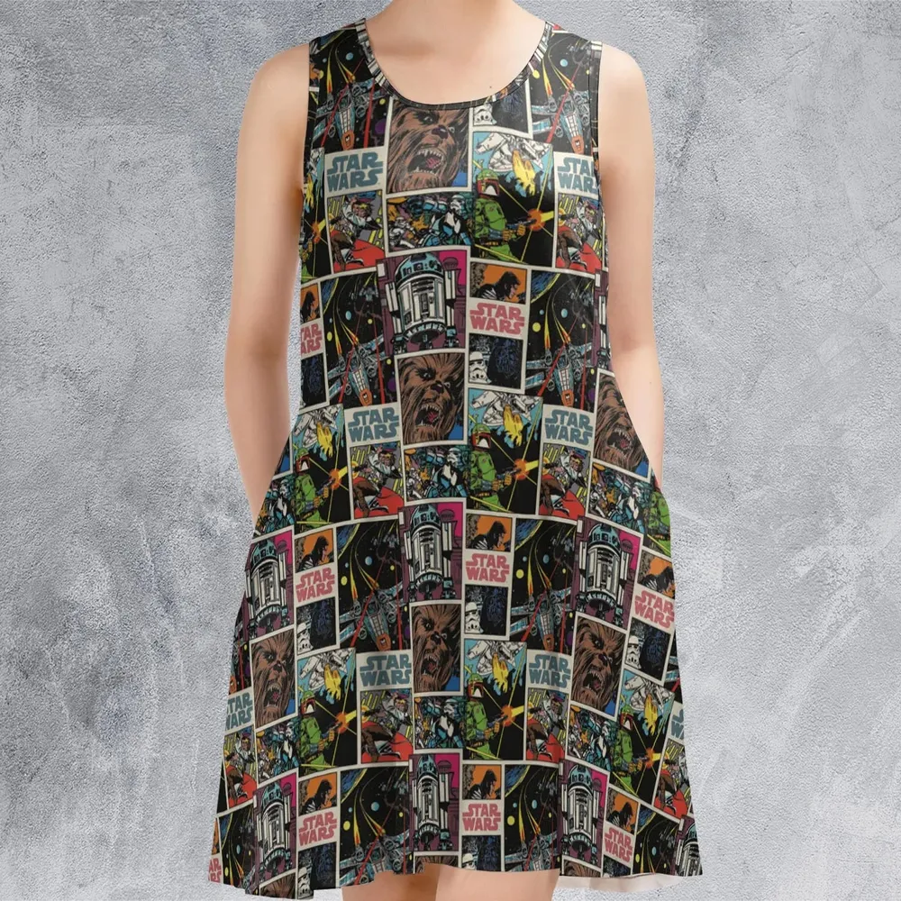 Star Wars Comic Sleeveless Dress - 2
