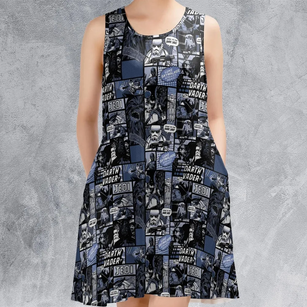 Star Wars Dark Side Comic Sleeveless Dress - 2