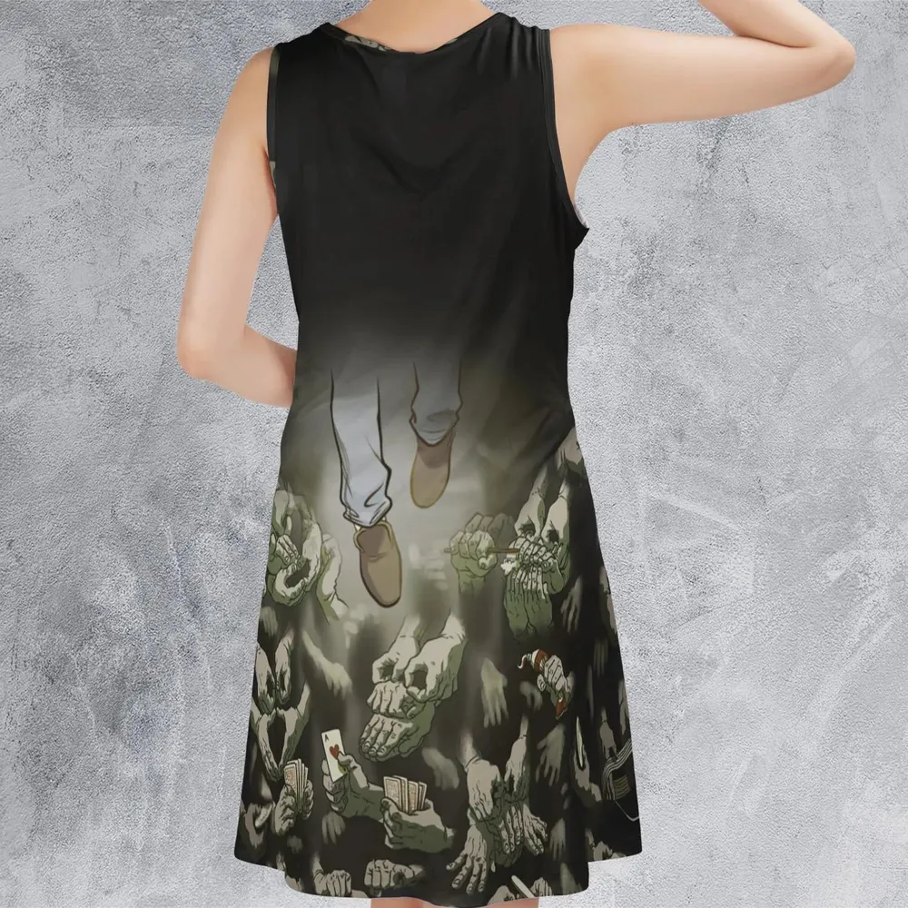 Funny Helping Hands Labyrinth Sleeveless Dress - 3