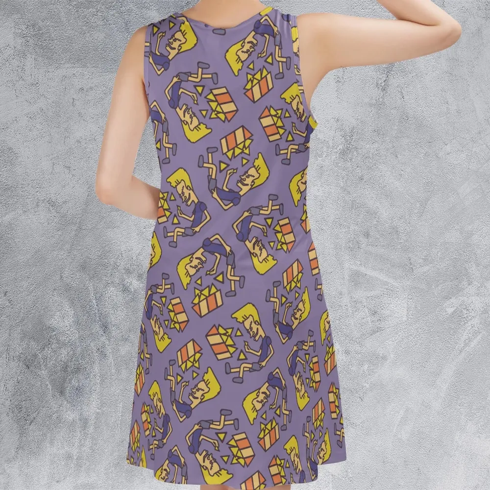 Nachos Rule Beavis and Butthead Sleeveless Dress - 3