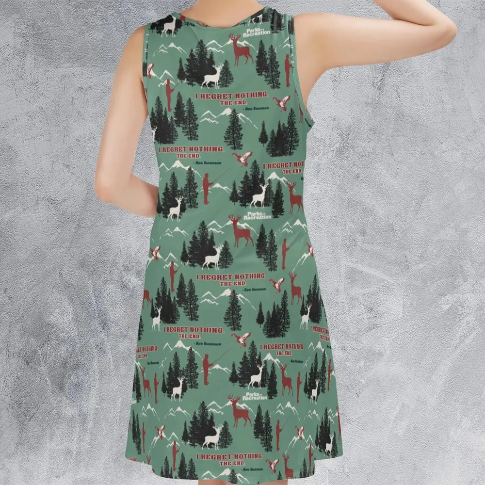 I Regret Nothing Park And Recreation Sleeveless Dress - 3