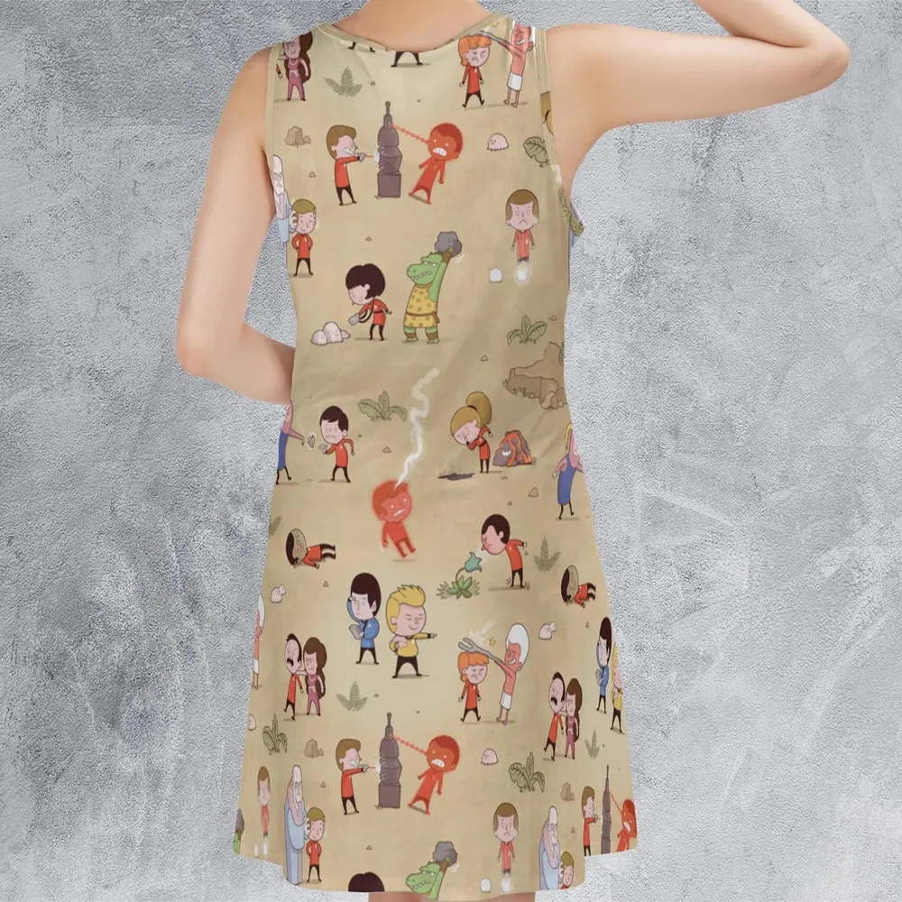 Pyramid America Star Trek Characters Sleeveless Dress - 3