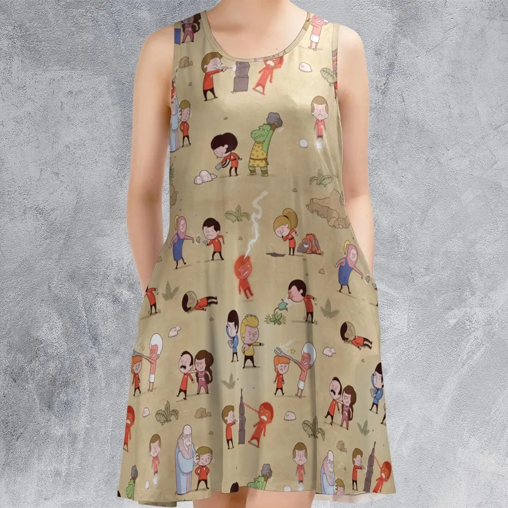 Pyramid America Star Trek Characters Sleeveless Dress - 2