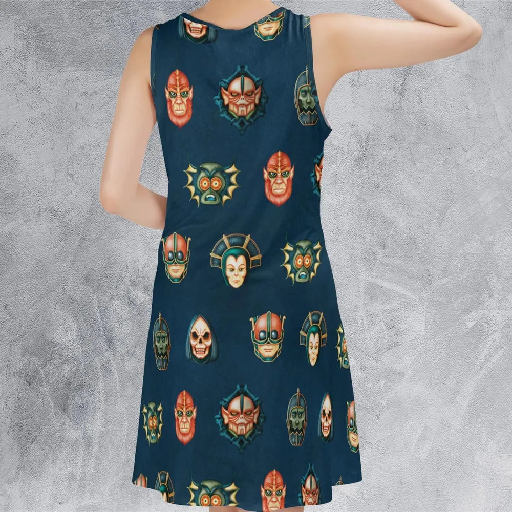 Villains He-man Masters Of The Universe Sleeveless Dress - 3
